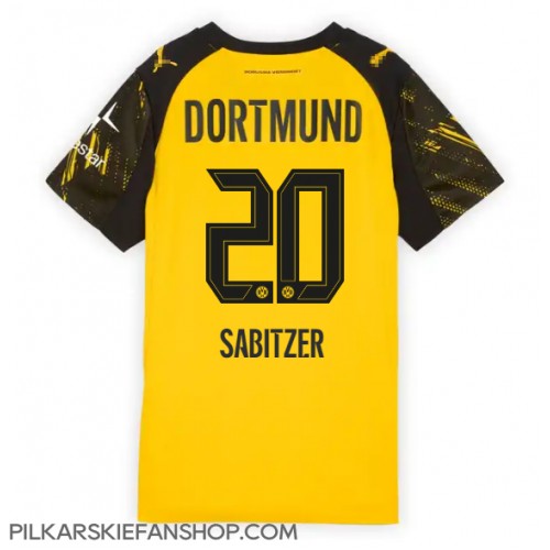 Koszulka piłkarska Borussia Dortmund Marcel Sabitzer #20 Strój Domowy dla kobiety 2025-26 tanio Krótki Rękaw Koszulka piłkarska Borussia Dortmund Marcel Sabitzer #20 Strój Domowy dla kobiety 2025-26 tanio Krótki Rękaw